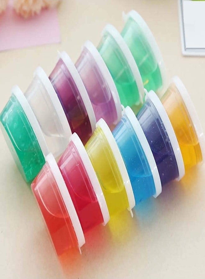 Firstly Traders DIY Slime Kit - 3D Children Jelly Clay Colour 18 Pieces Mud Slime Transparent Crystal Mud Set with Sculpting Tools Party Favor Gifts - Image 1